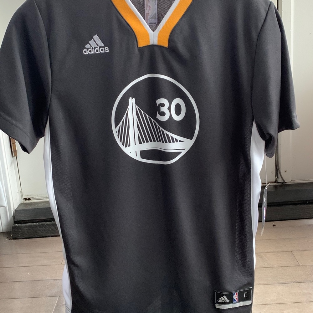 Black sleeved Stephen Curry Jersey